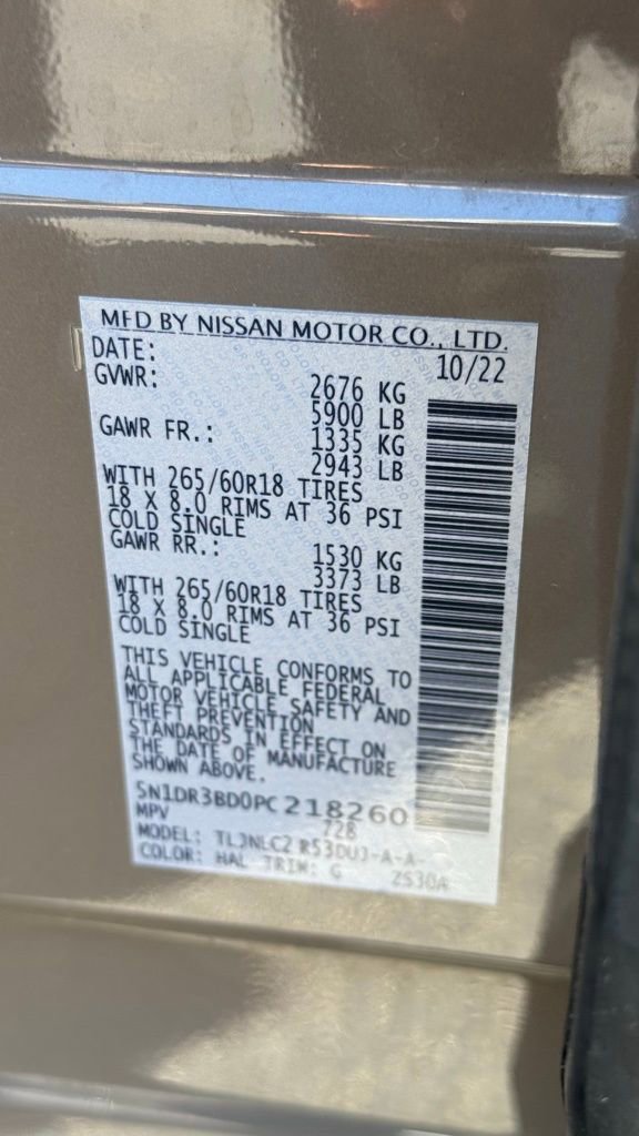 Used 2023 Nissan Pathfinder Rock Creek AWD/4WD image 9