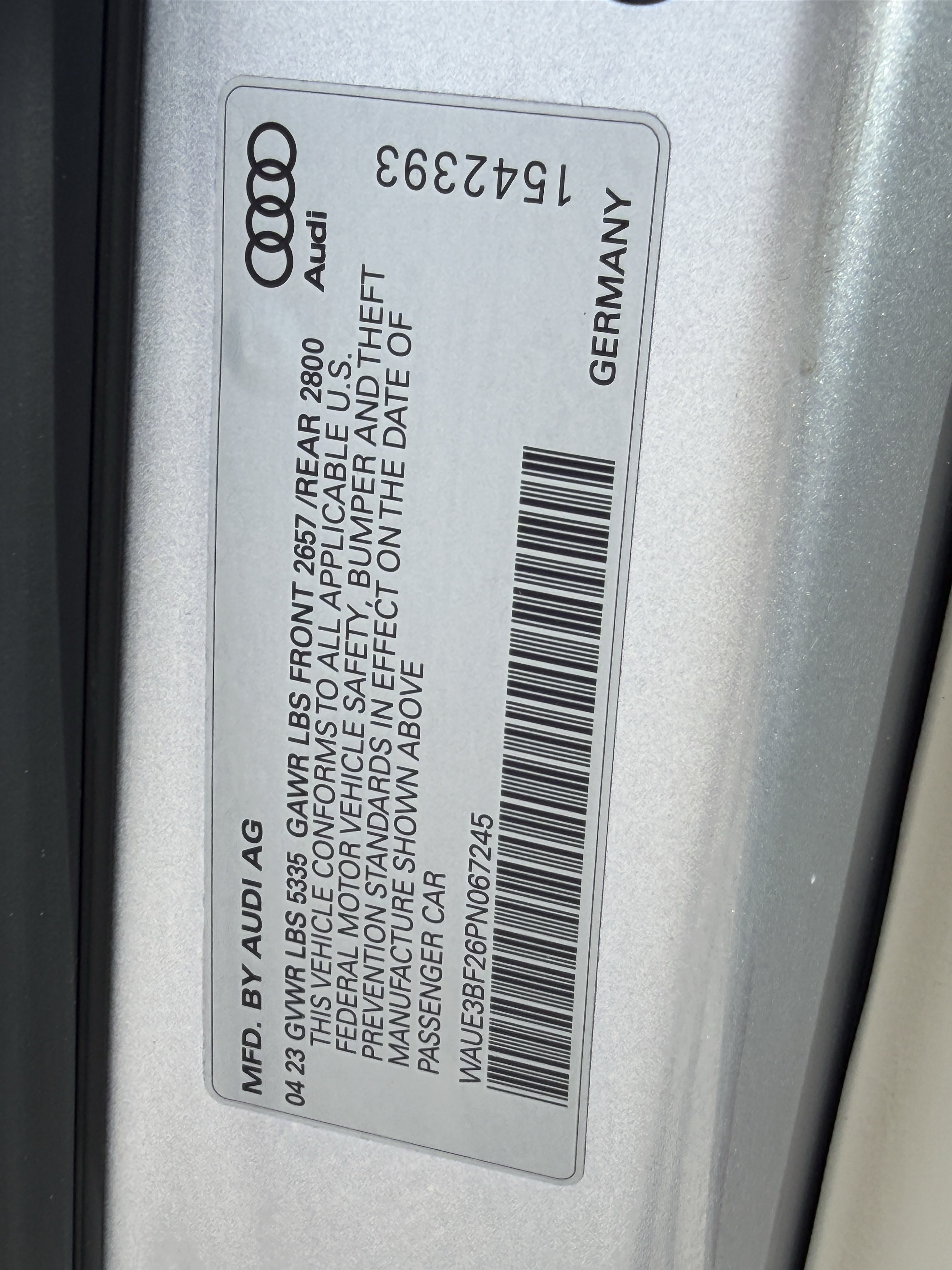 Certified 2023 Audi A6 Premium Plus w/ Premium Plus Package AWD/4WD image 37
