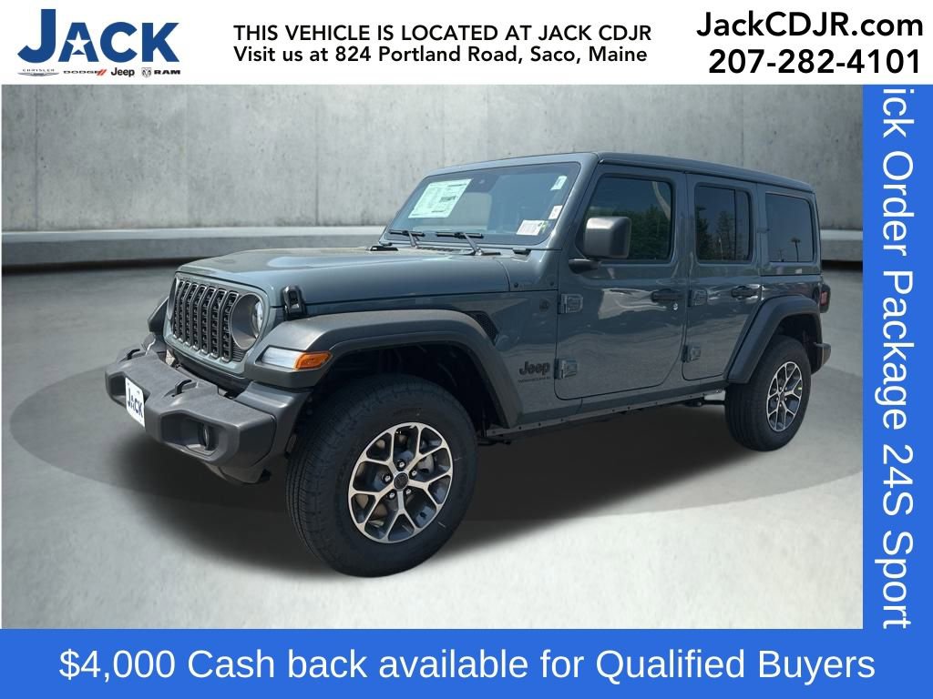 New 2025 Jeep Wrangler Sport S