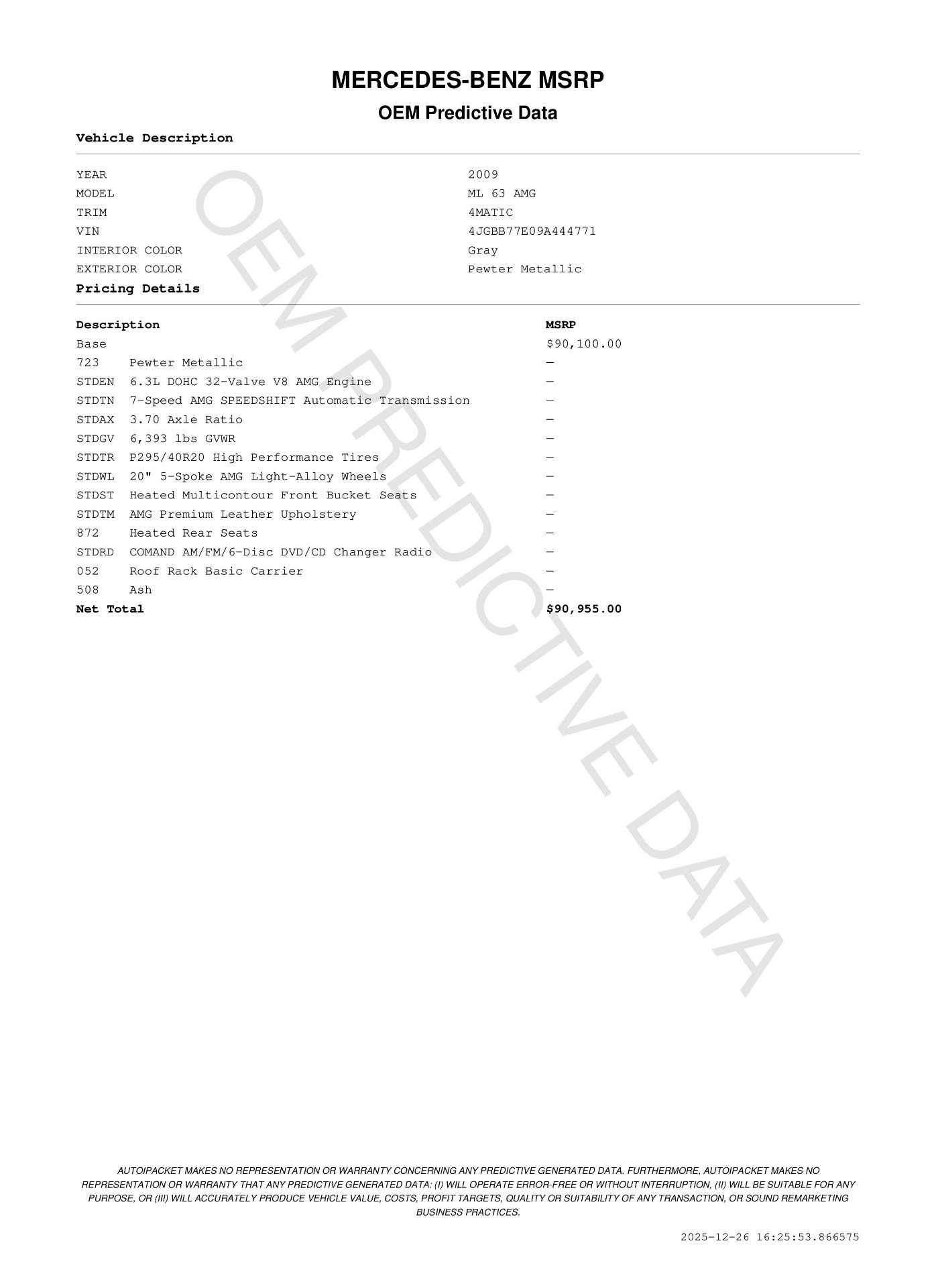 Used 2009 Mercedes-Benz ML 63 AMG 4MATIC image 11