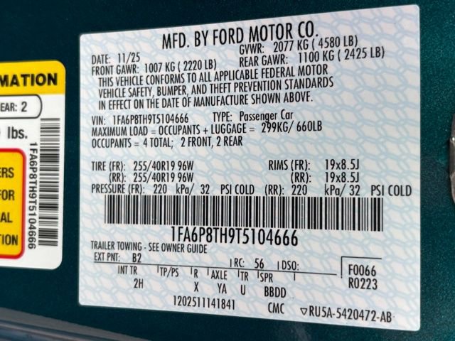 New 2026 Ford Mustang Coupe image 24