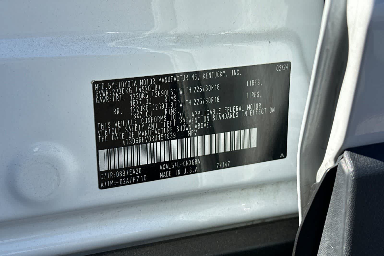 Used 2024 Toyota RAV4 Limited w/ Advanced Technology Package AWD/4WD image 33