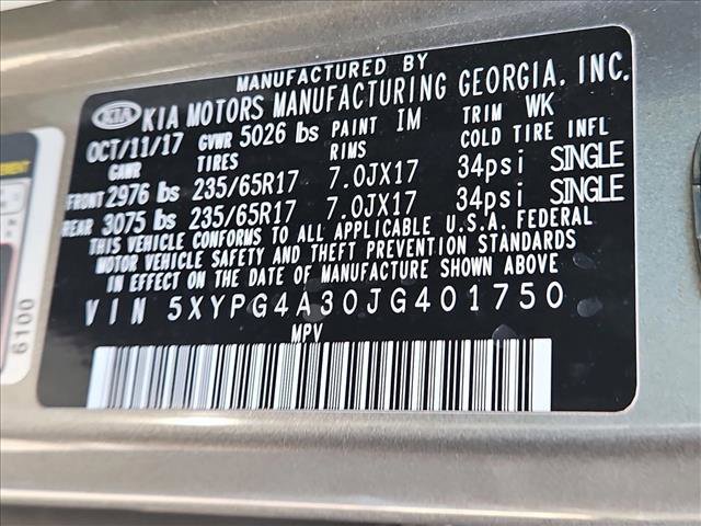 Used 2018 Kia Sorento FWD image 30