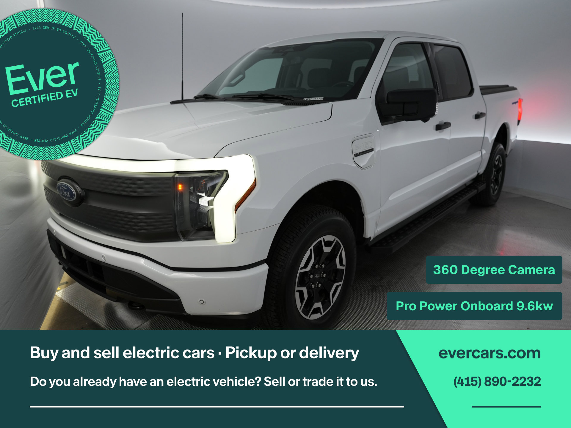 Used 2023 Ford F150 Lightning XLT AWD/4WD image 1