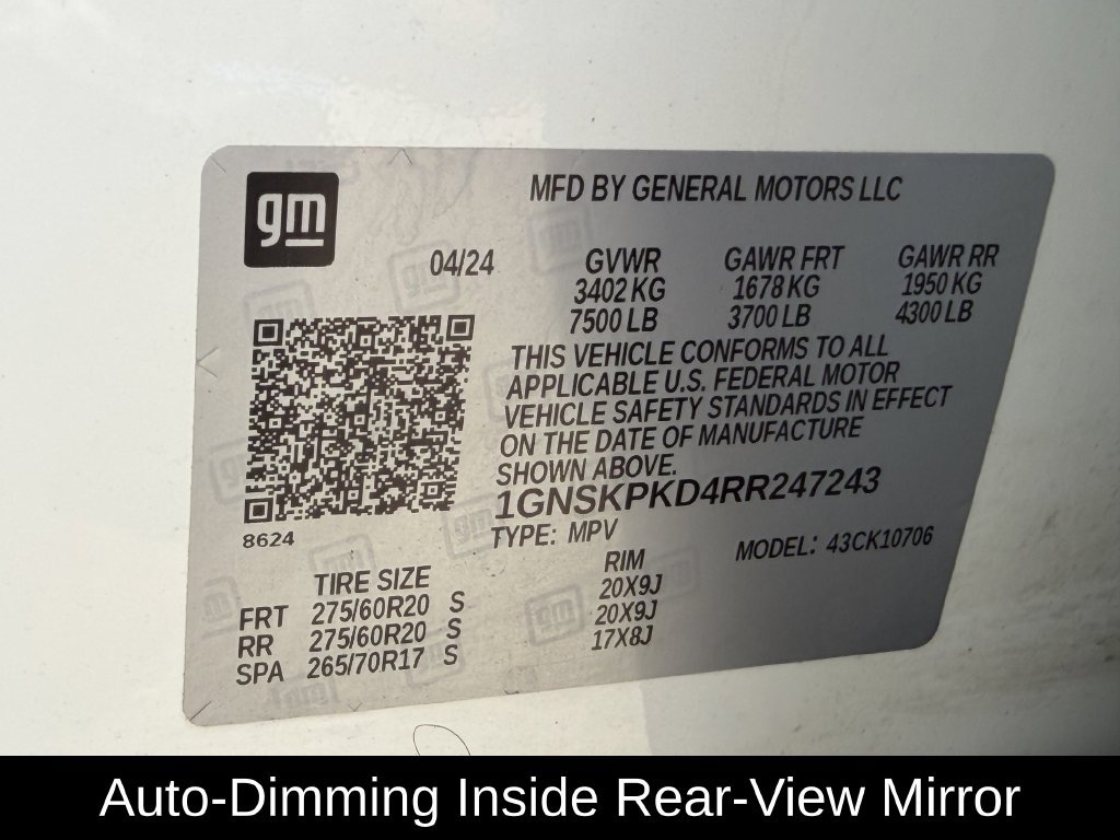 Used 2024 Chevrolet Tahoe Z71 AWD/4WD image 33