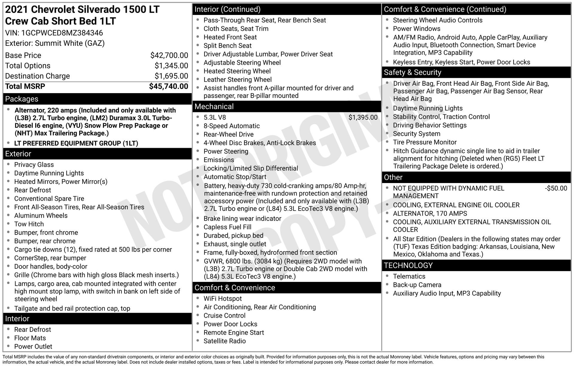 Used 2021 Chevrolet Silverado 1500 LT RWD image 39