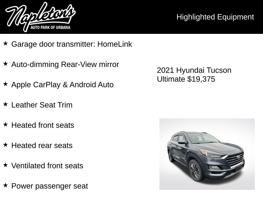 Used 2021 Hyundai Tucson Ultimate image 7