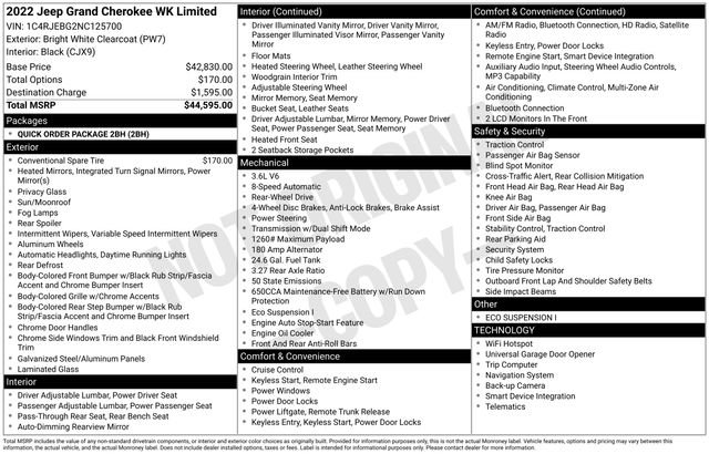 Used 2022 Jeep Grand Cherokee Limited RWD image 15