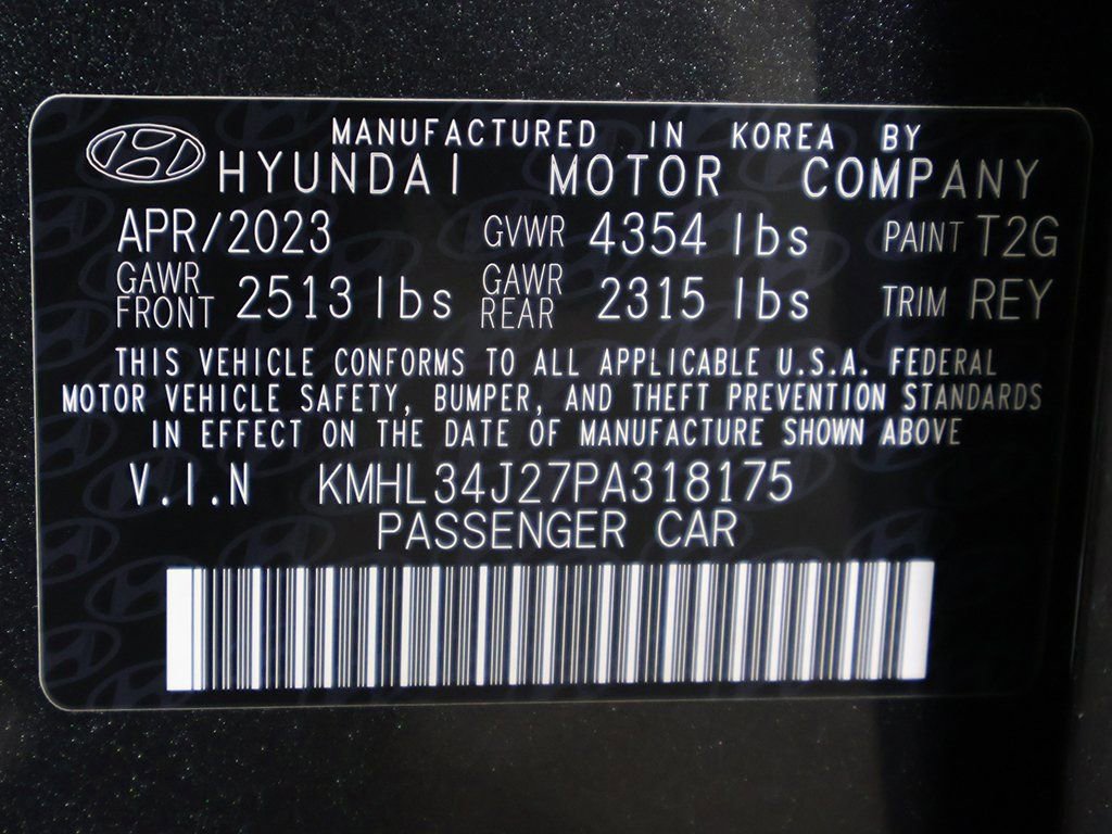 Certified 2023 Hyundai Sonata Limited w/ Cargo Package FWD image 53