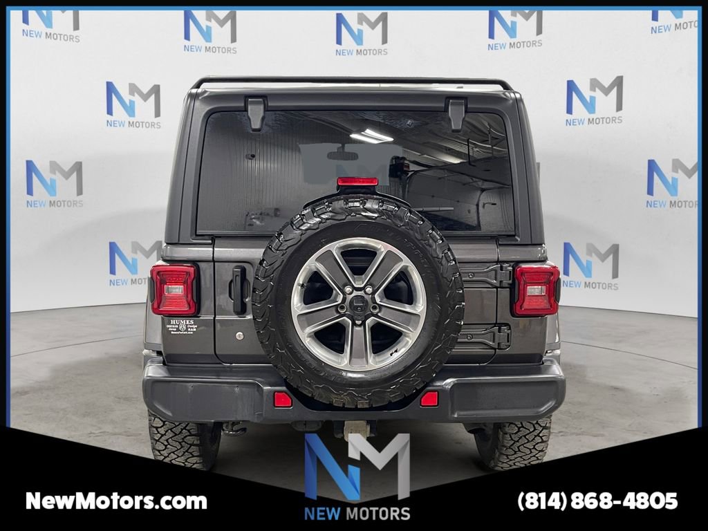 Used 2020 Jeep Wrangler Unlimited Sahara w/ LED Lighting Group AWD/4WD image 4