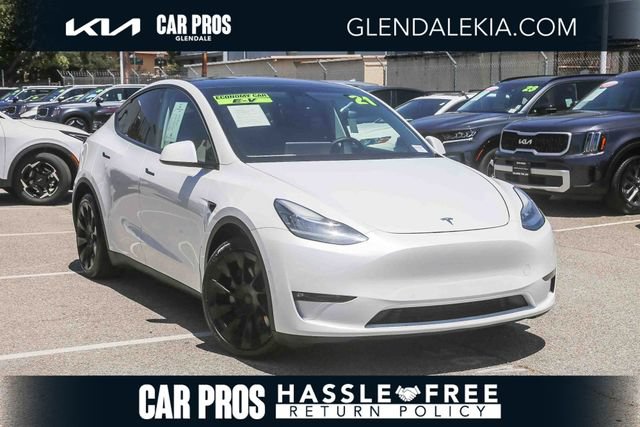 Used 2021 Tesla Model Y Long Range AWD/4WD image 1