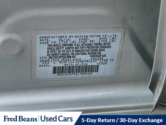 Used 2016 Nissan Versa S Plus FWD image 34