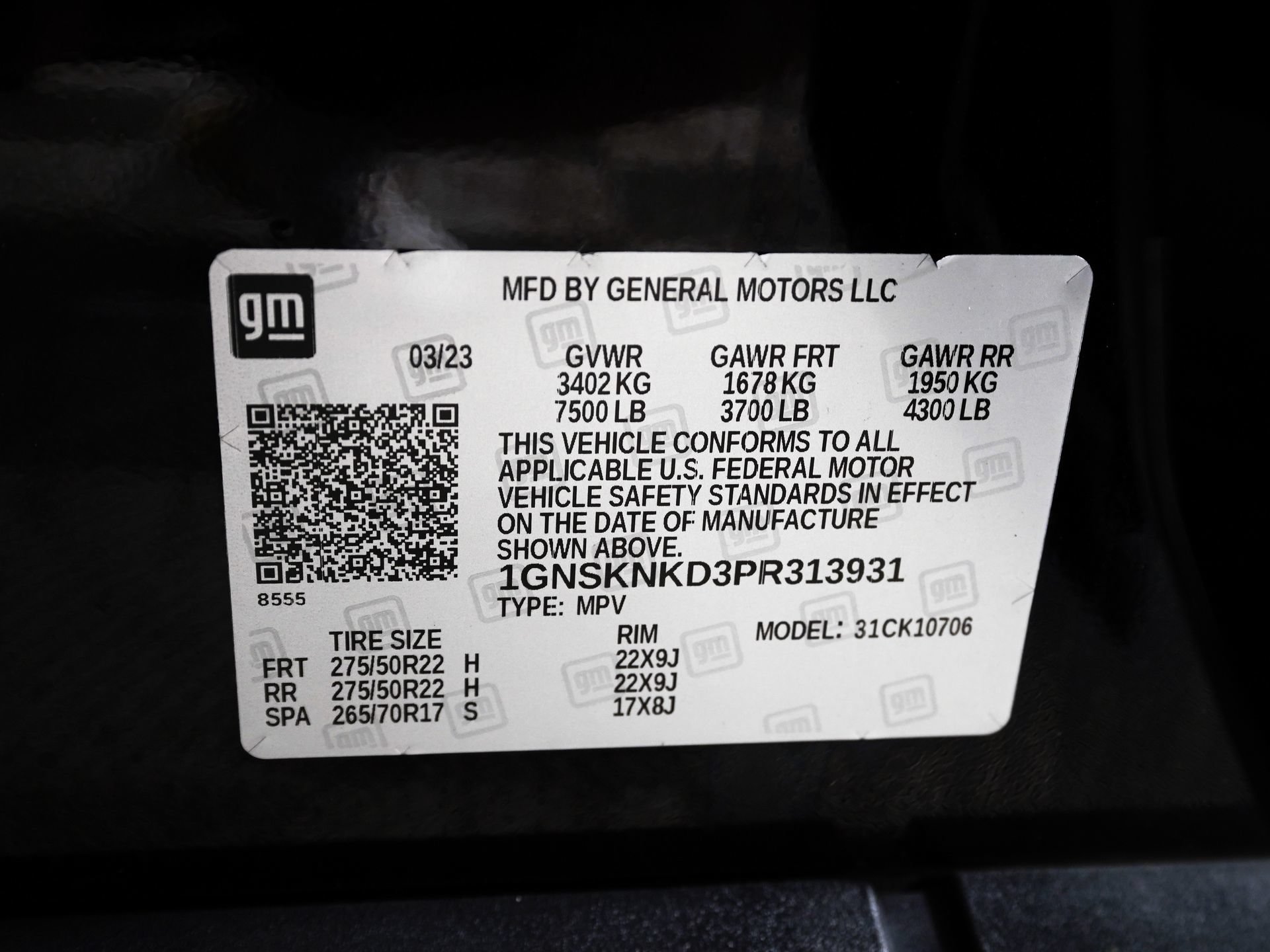 Used 2023 Chevrolet Tahoe LT w/ Luxury Package AWD/4WD image 34