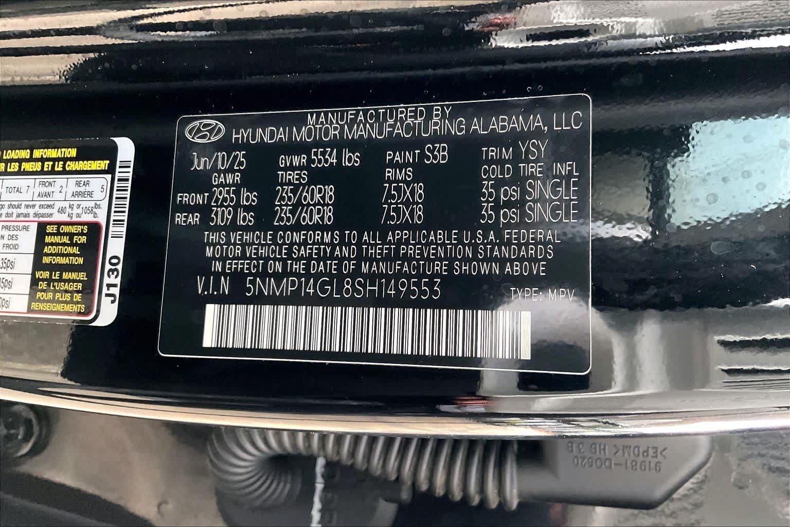 Certified 2025 Hyundai Santa Fe SE FWD image 34