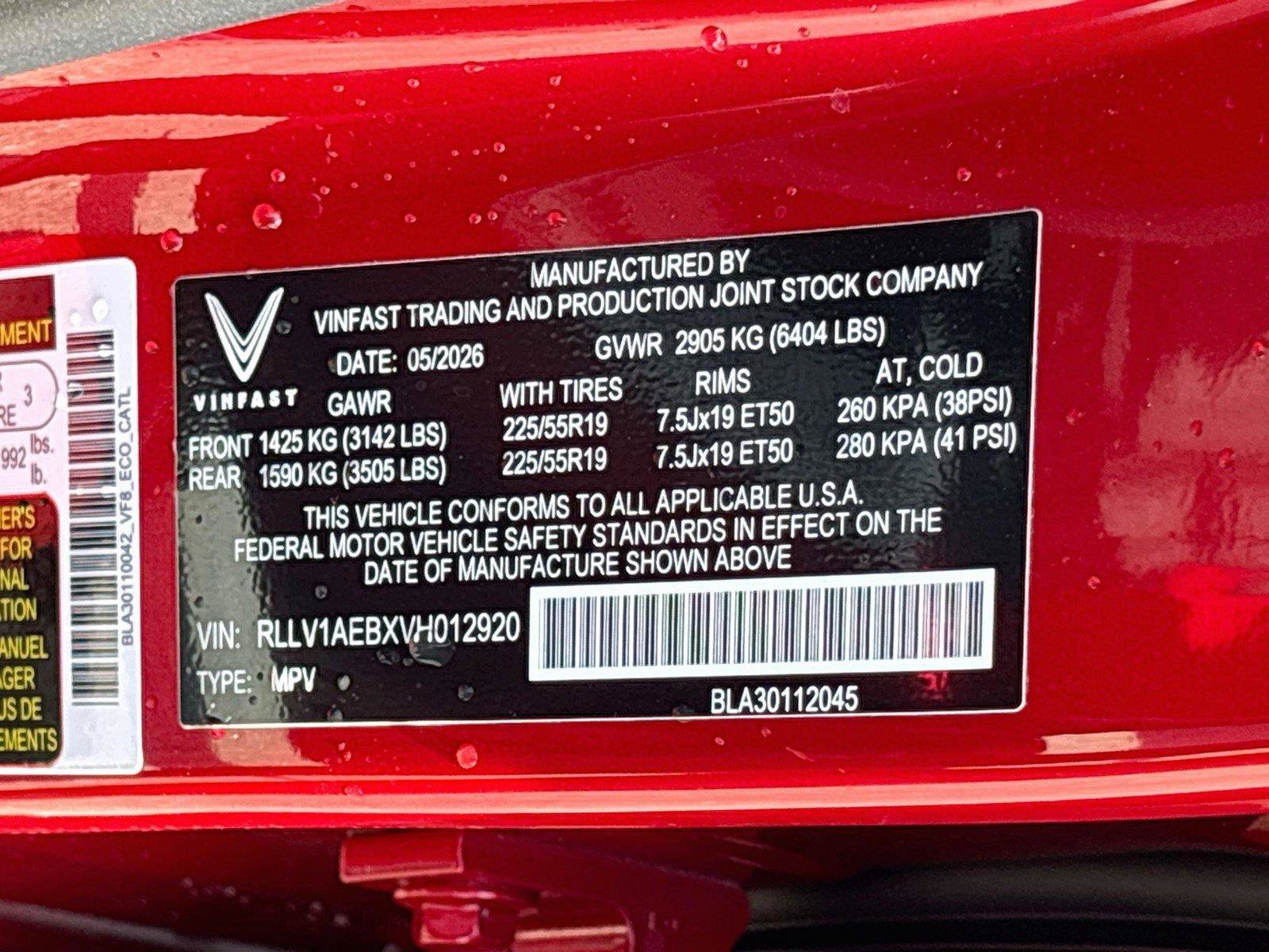 New 2027 VinFast VF 8 Eco AWD/4WD image 31