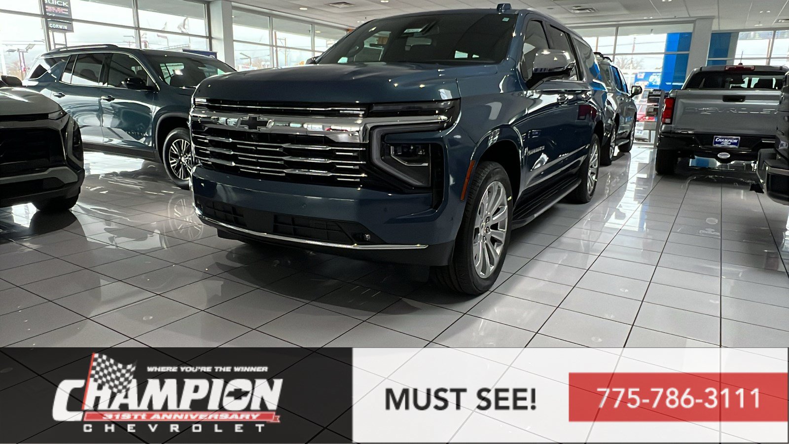 New 2026 Chevrolet Suburban Premier w/ Sun And Tow Package AWD/4WD image 1