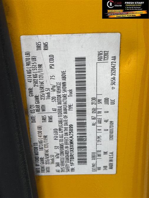 Used 2021 Ford Transit 250 T-250 HIGH ROOF w/ Load Area Protection Package image 8