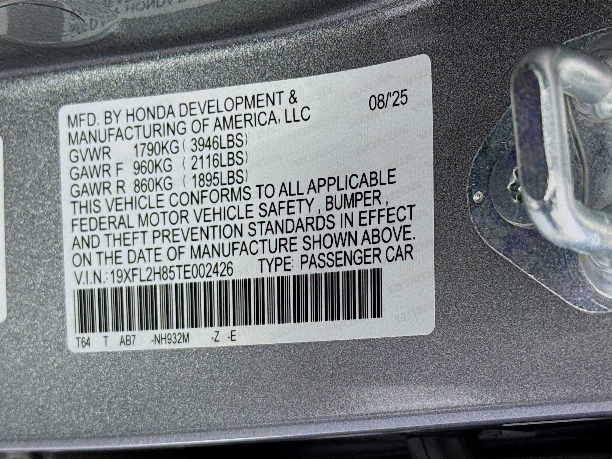 New 2026 Honda Civic Sport image 29