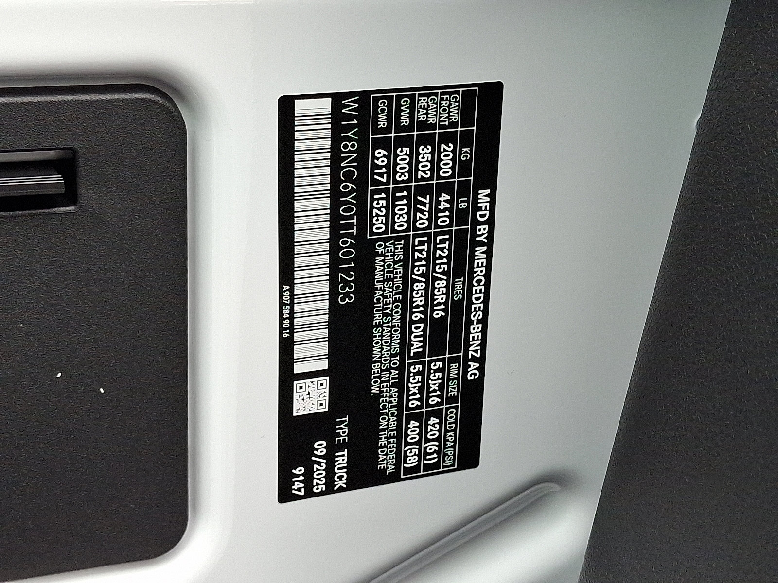 New 2026 Mercedes-Benz Sprinter 3500 image 20