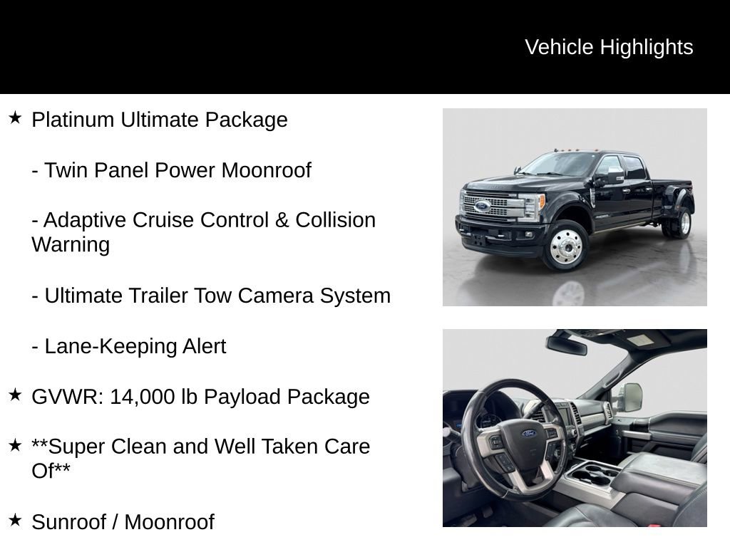 Certified 2019 Ford F450 Platinum w/ Platinum Ultimate Package AWD/4WD image 6