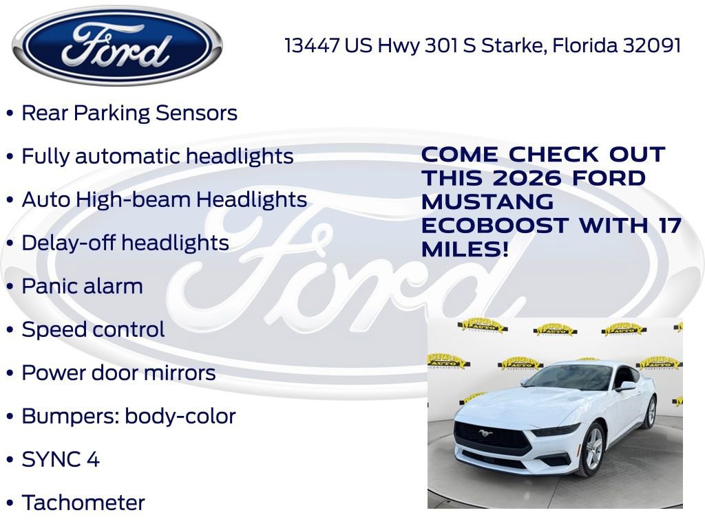 New 2026 Ford Mustang Coupe RWD image 30