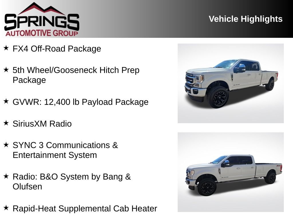 Used 2021 Ford F350 Platinum AWD/4WD image 2