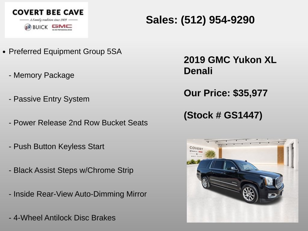 Used 2019 GMC Yukon XL Denali AWD/4WD image 7