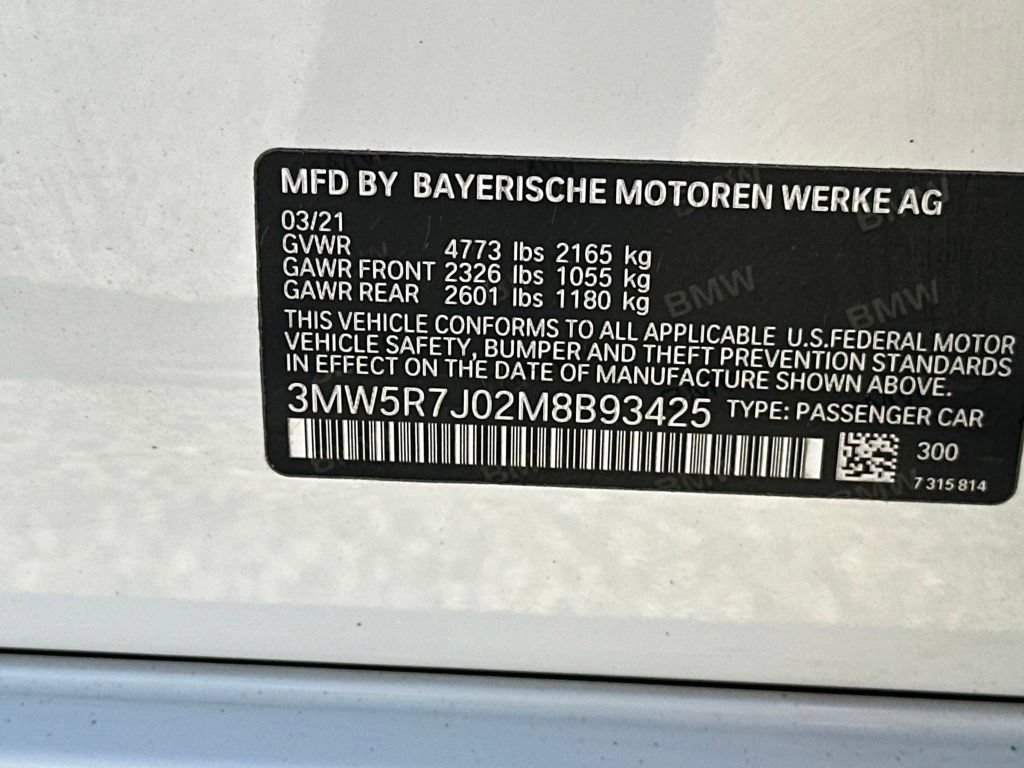 Used 2021 BMW 330i xDrive Sedan w/ M Sport Package AWD/4WD image 38