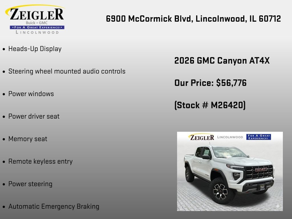 New 2026 GMC Canyon AT4X AWD/4WD image 18