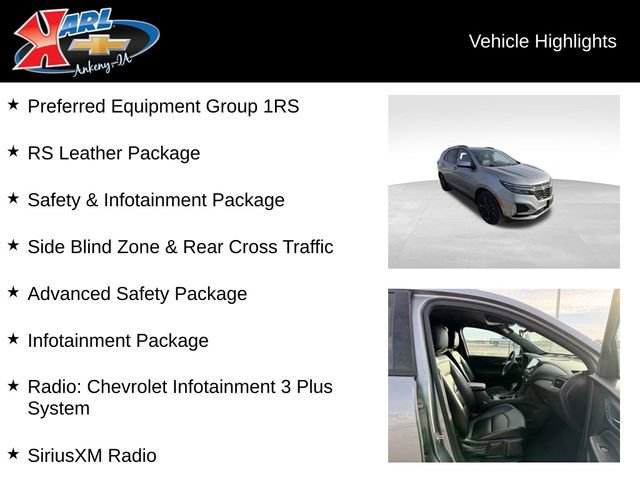Certified 2023 Chevrolet Equinox RS w/ RS Leather Package AWD/4WD image 2