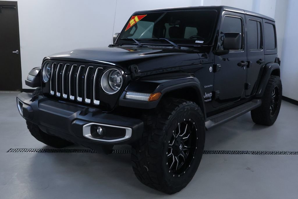 Used 2021 Jeep Wrangler Unlimited Sahara AWD/4WD image 3