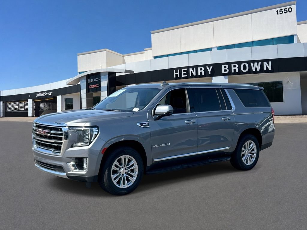 Used 2022 GMC Yukon XL SLT w/ SLT Luxury Package AWD/4WD video 1