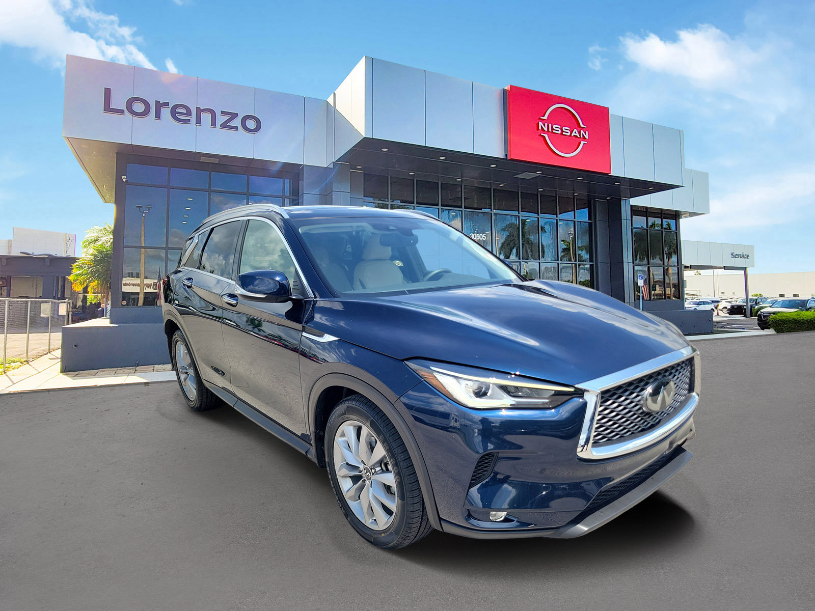 Used 2022 INFINITI QX50 Luxe FWD image 3