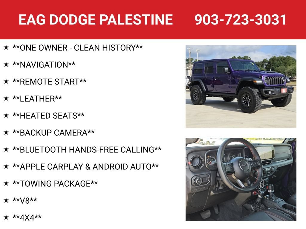 Used 2026 Jeep Wrangler Unlimited Rubicon 392 w/ Quick Order Package 27X Moab AWD/4WD image 4