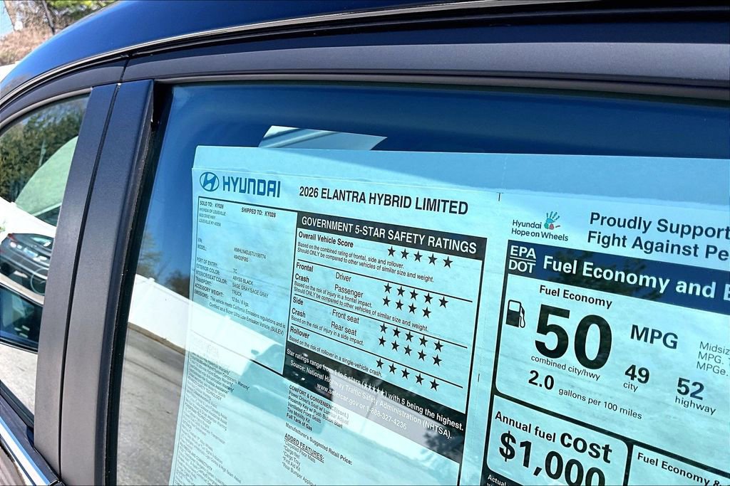 New 2026 Hyundai Elantra Limited image 14