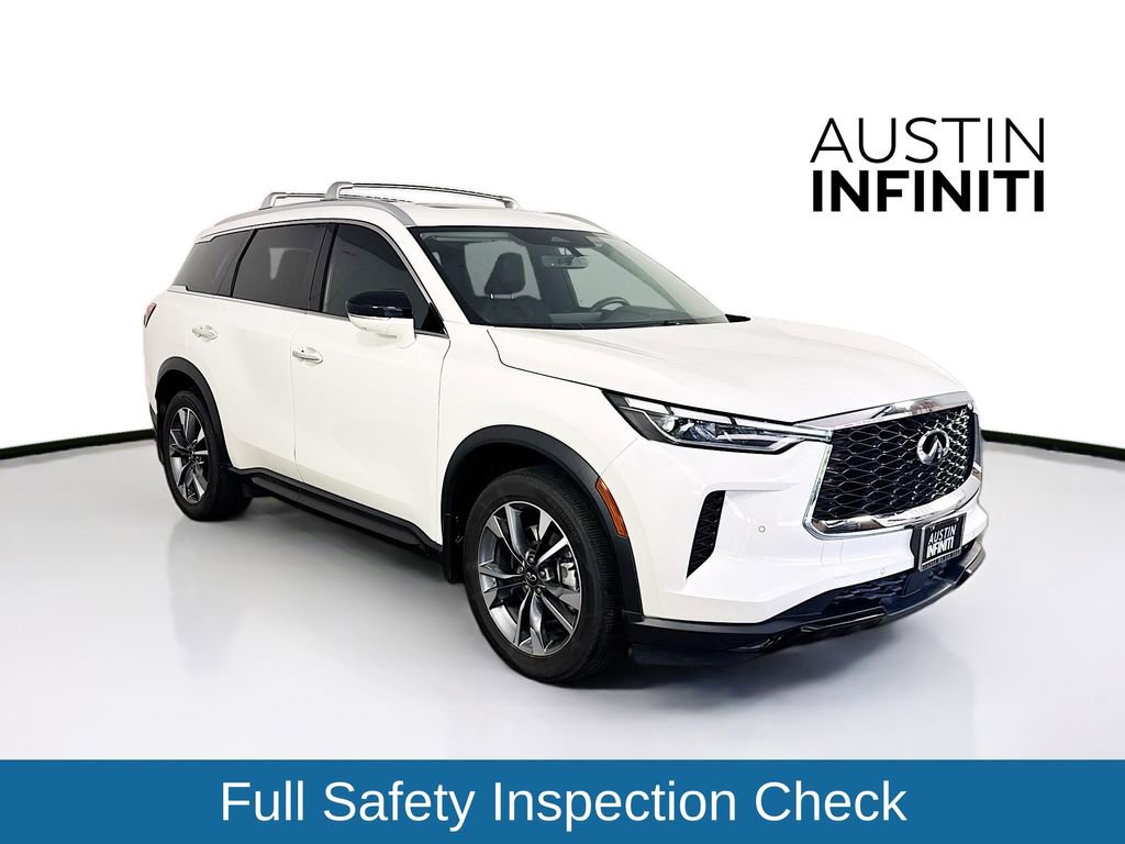 Used 2023 INFINITI QX60 Luxe w/ Cargo Package AWD/4WD video 1