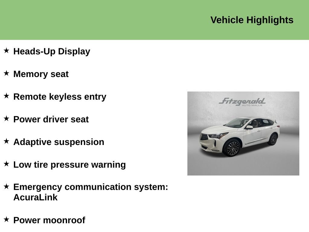 Used 2025 Acura RDX SH-AWD w/ Advance Package image 10