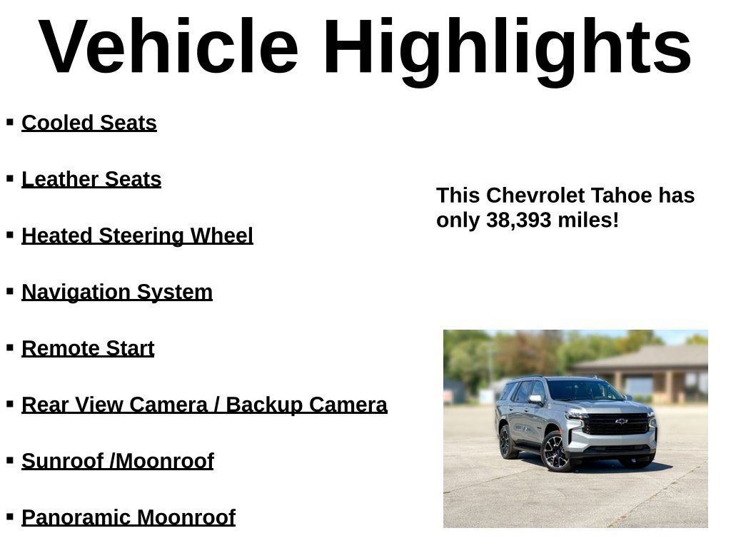 Used 2024 Chevrolet Tahoe RST w/ Luxury Package AWD/4WD image 38