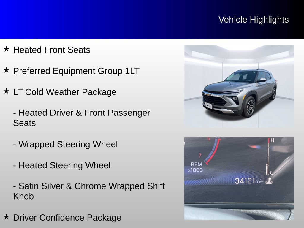 Used 2024 Chevrolet TrailBlazer LT w/ LT Cold Weather Package FWD image 8