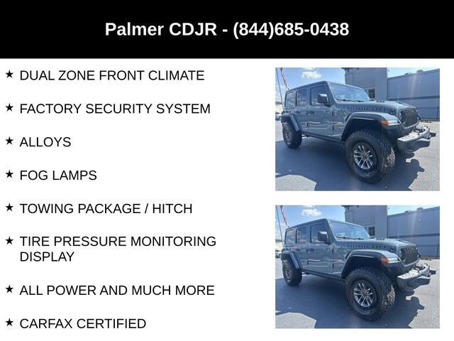 Certified 2024 Jeep Wrangler Unlimited Rubicon 392 AWD/4WD image 28