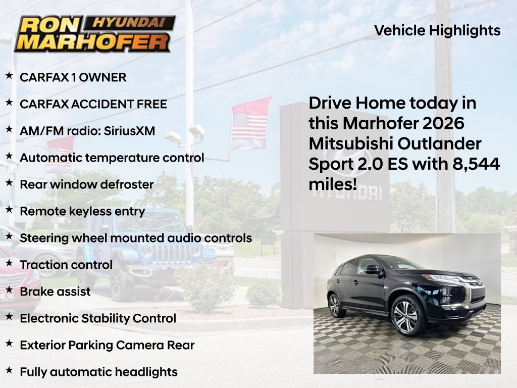Used 2026 Mitsubishi Outlander Sport ES AWD/4WD image 13