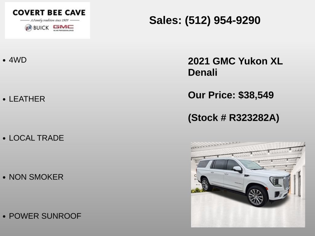 Used 2021 GMC Yukon XL Denali w/ Denali Premium Package AWD/4WD image 7