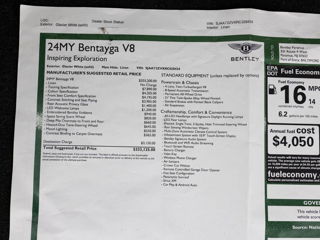 Used 2024 Bentley Bentayga image 82