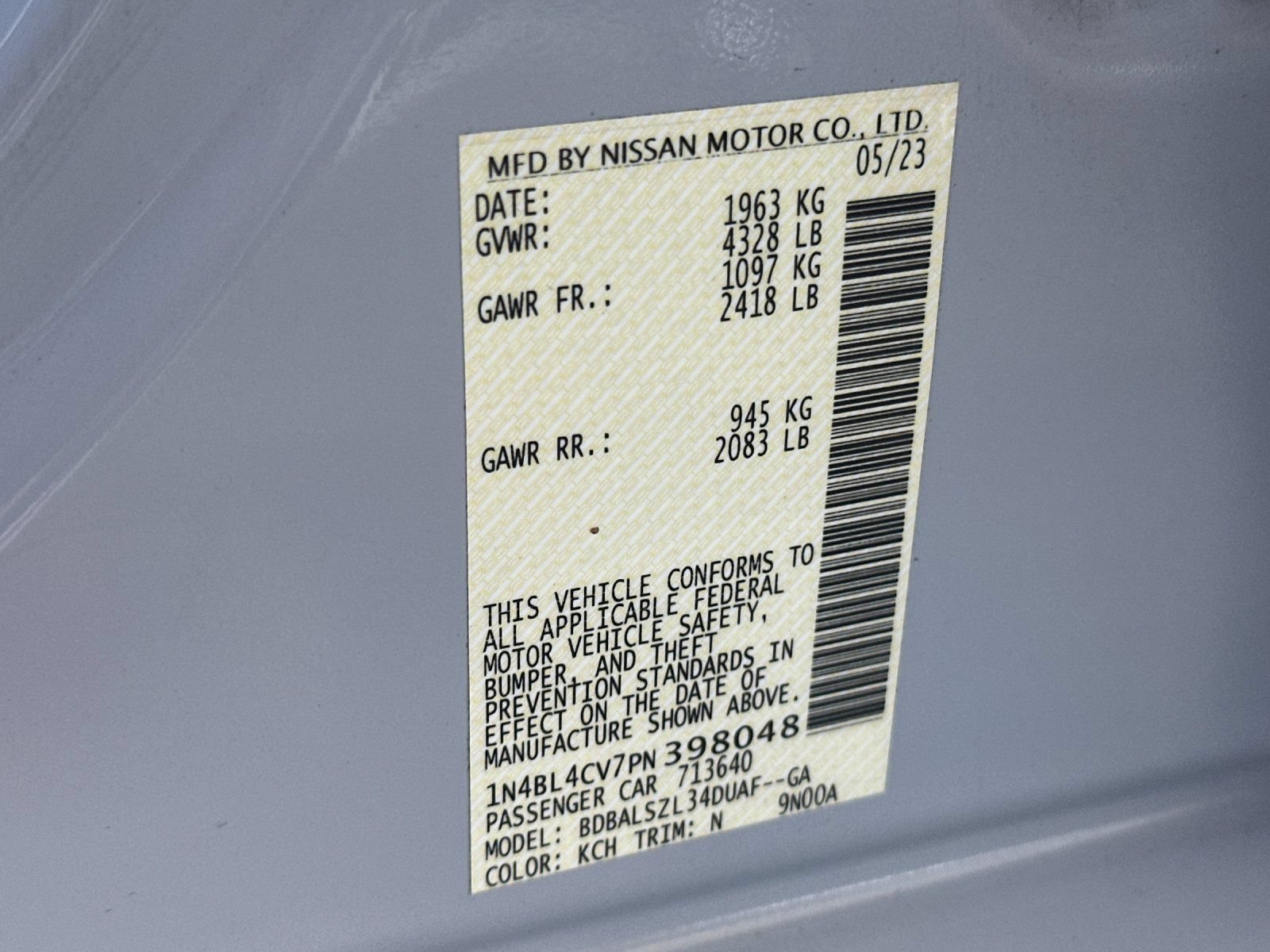 Used 2023 Nissan Altima 2.5 SR w/ SR Premium Package FWD image 28