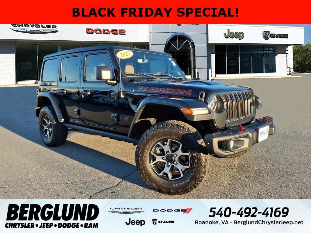 Used 2022 Jeep Wrangler Unlimited Rubicon w/ Steel Bumper Group