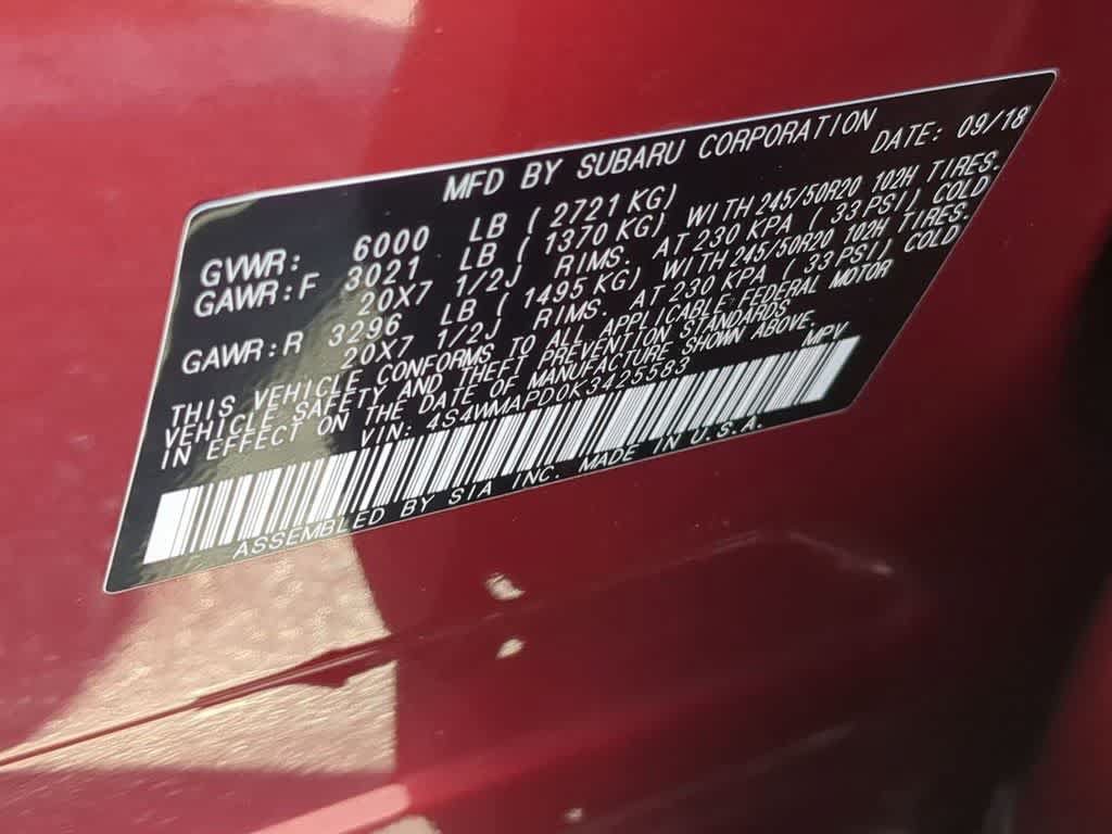 Used 2019 Subaru Ascent Limited w/ Popular Package #3 AWD/4WD image 32