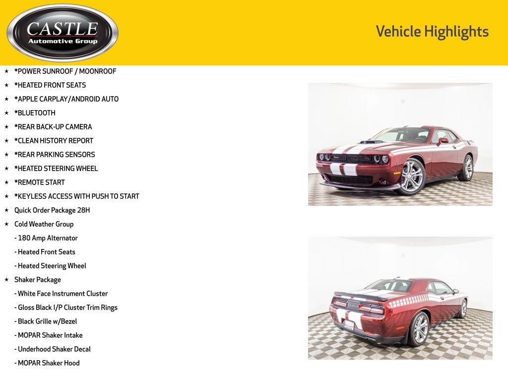 Used 2022 Dodge Challenger R/T w/ Shaker Package image 3