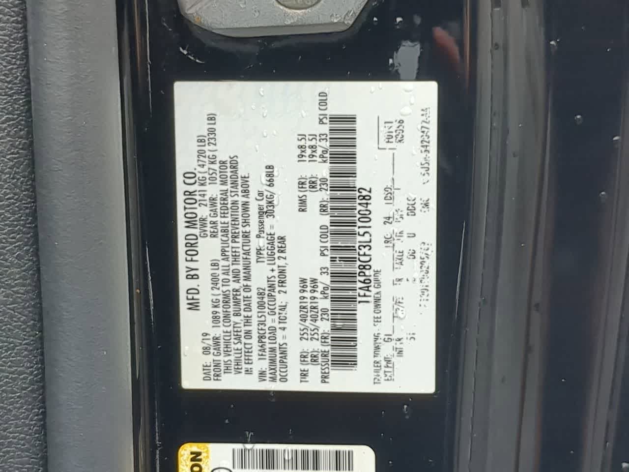 Used 2020 Ford Mustang GT Premium w/ Equipment Group 401A RWD image 36