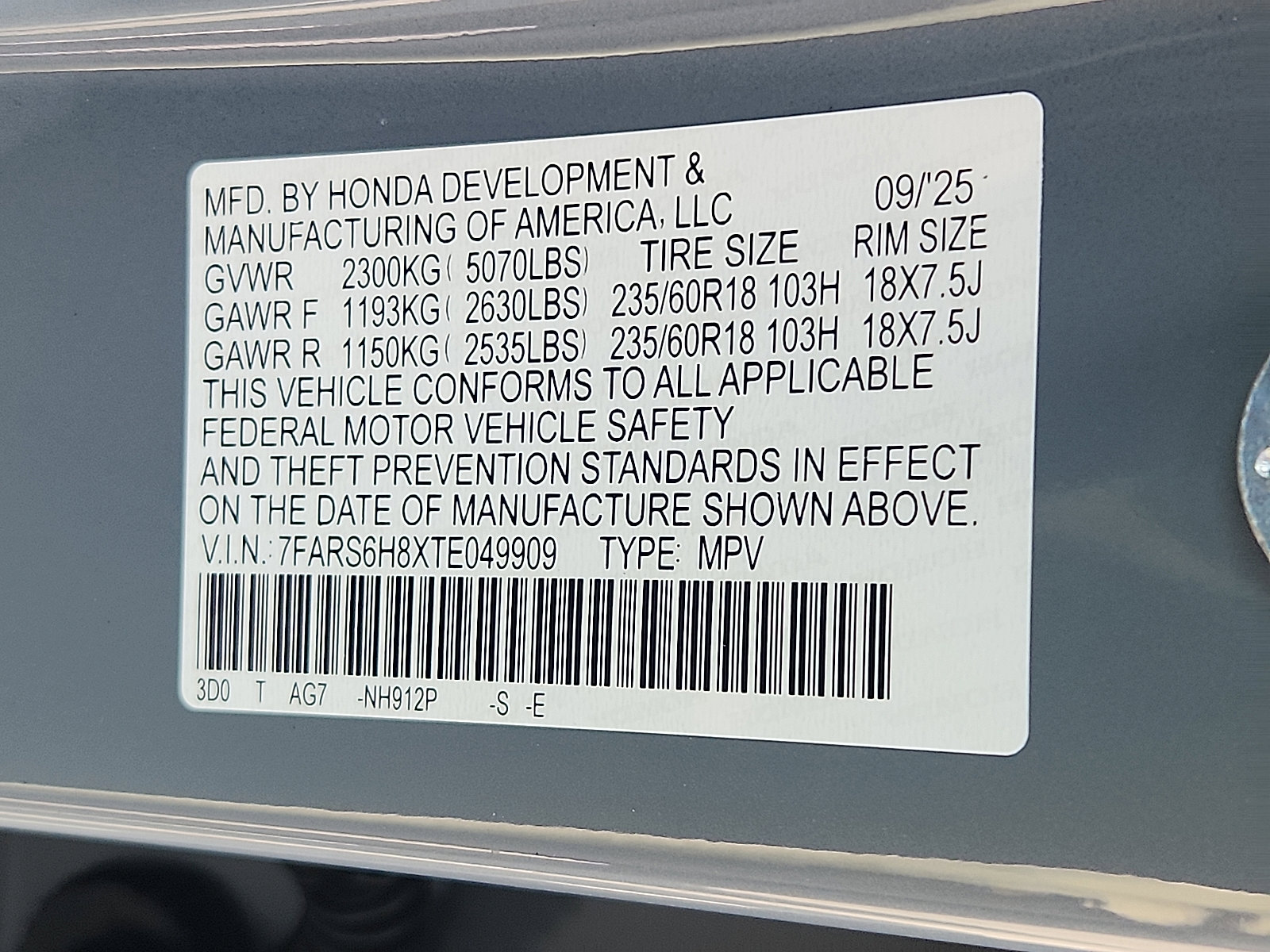 New 2026 Honda CR-V Sport-L image 17