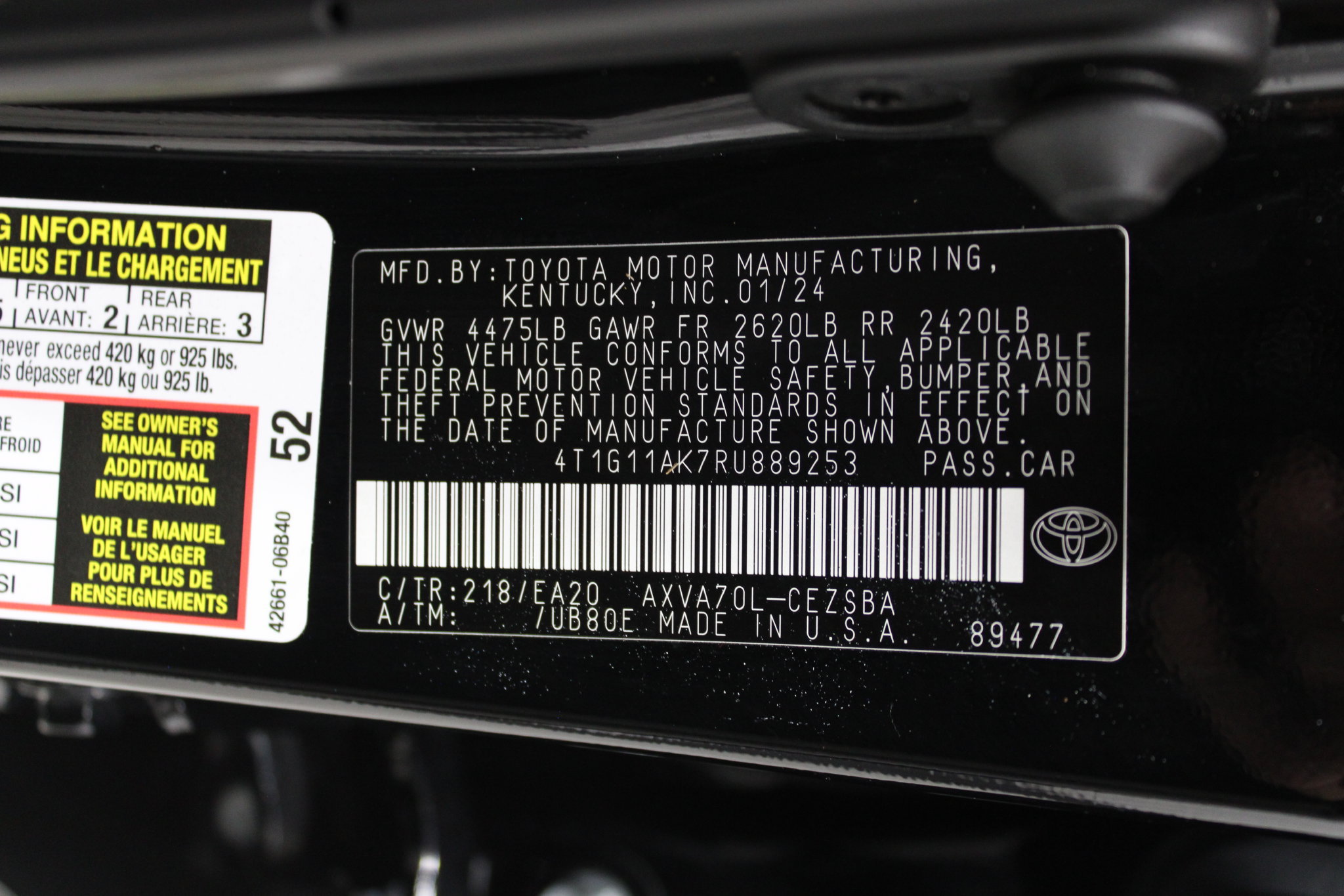 Used 2024 Toyota Camry SE FWD image 40